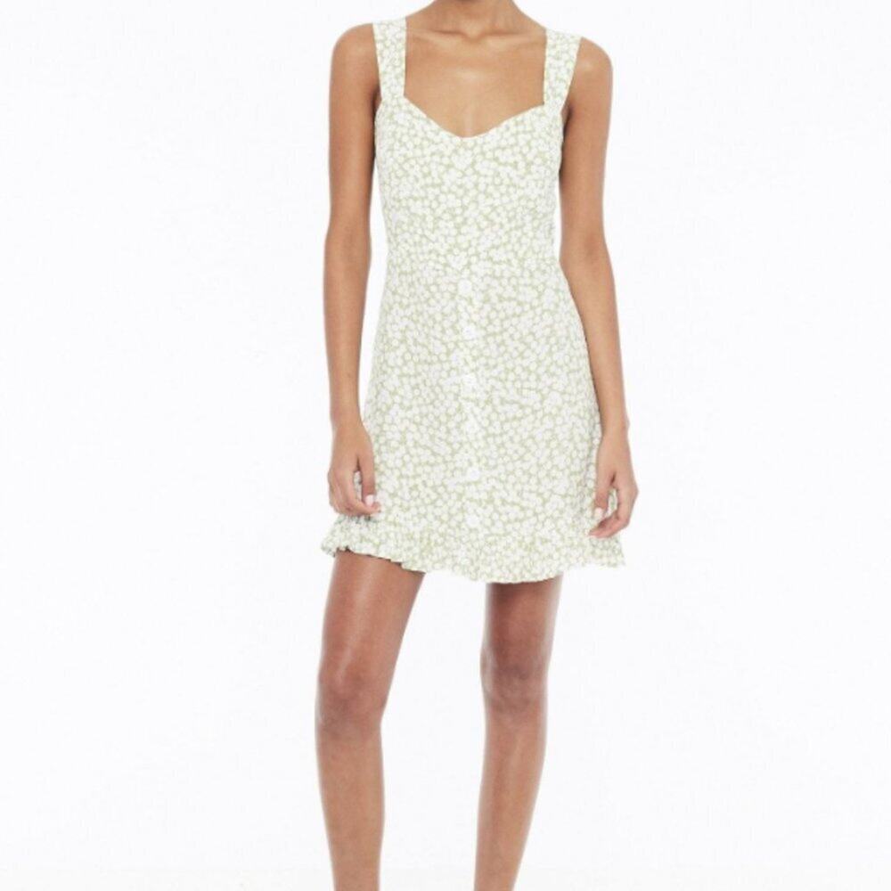 Faithfull The Brand Lou Lou Floral-Print Mini Dress